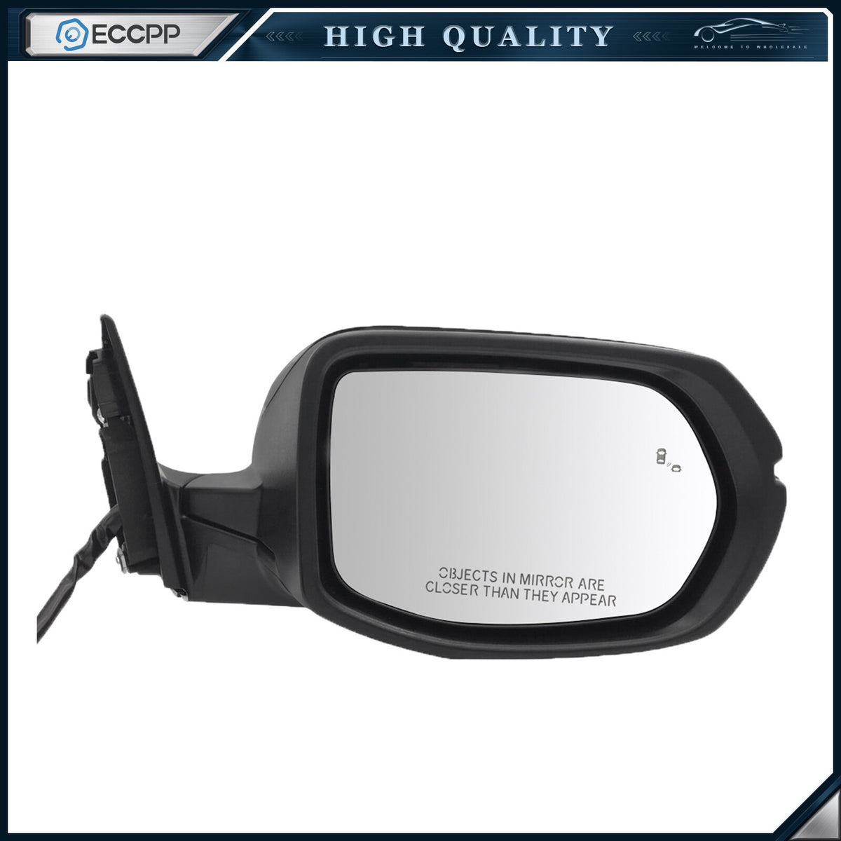 Right Power Mirror For 17-22 Honda CR-V Heated Signal Light Blind Spot Paintable
