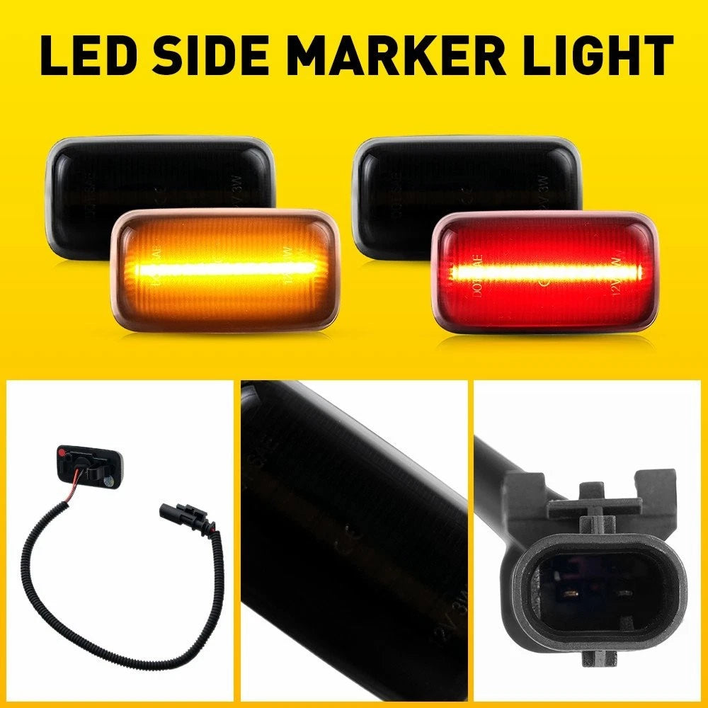 For 2015-2023 Chevy Silverado 2500HD/3500HD Fender Marker Dually Bed LED Light A 6B93BC-57