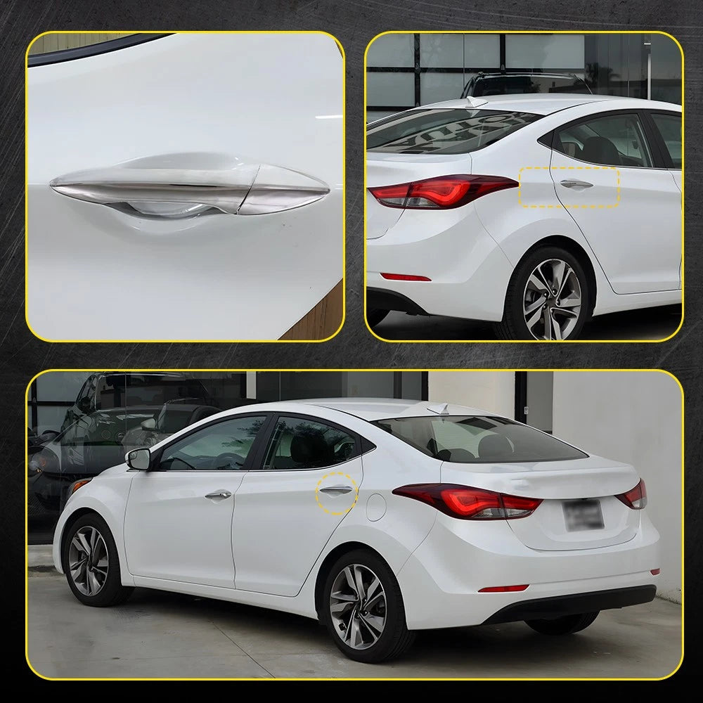 2pcs Exterior Rear Left Right Side Door Handle For 2011-2016 Hyundai Elantra EOA 6B93BC-57