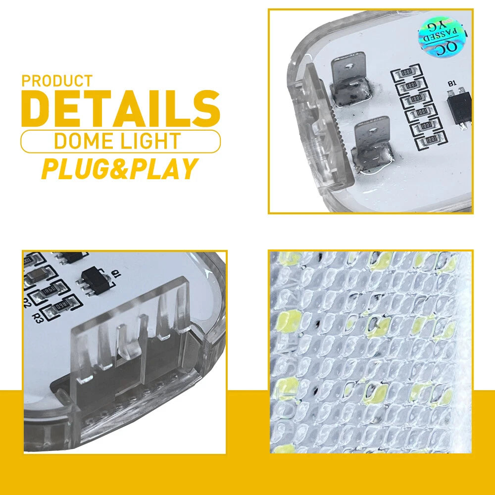4X For 2015-2024 Ford Transit 150 250 350 Van Interior LED Dome Light Cargo Area 6B93BC-57