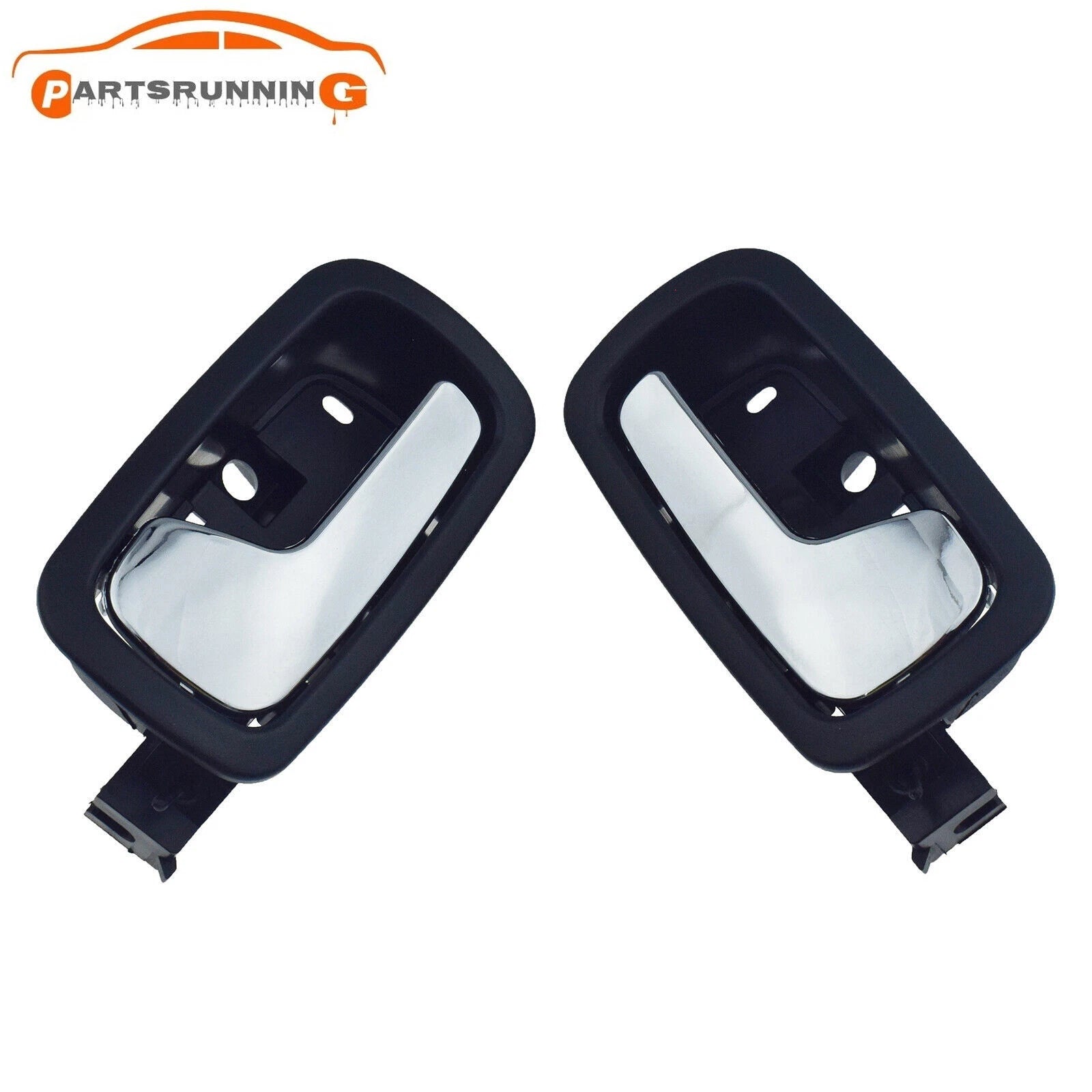 LH & RH Front Interior Door Handle Pair For 05-10 Chevy Cobalt 07-09 Pontiac G5 6B93BC-57
