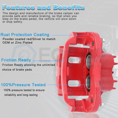 Rear Right Brake Caliper 1Pc  Set Zinc For 2000-2003 2004 2005 Ford Excursion 6B93BC-57