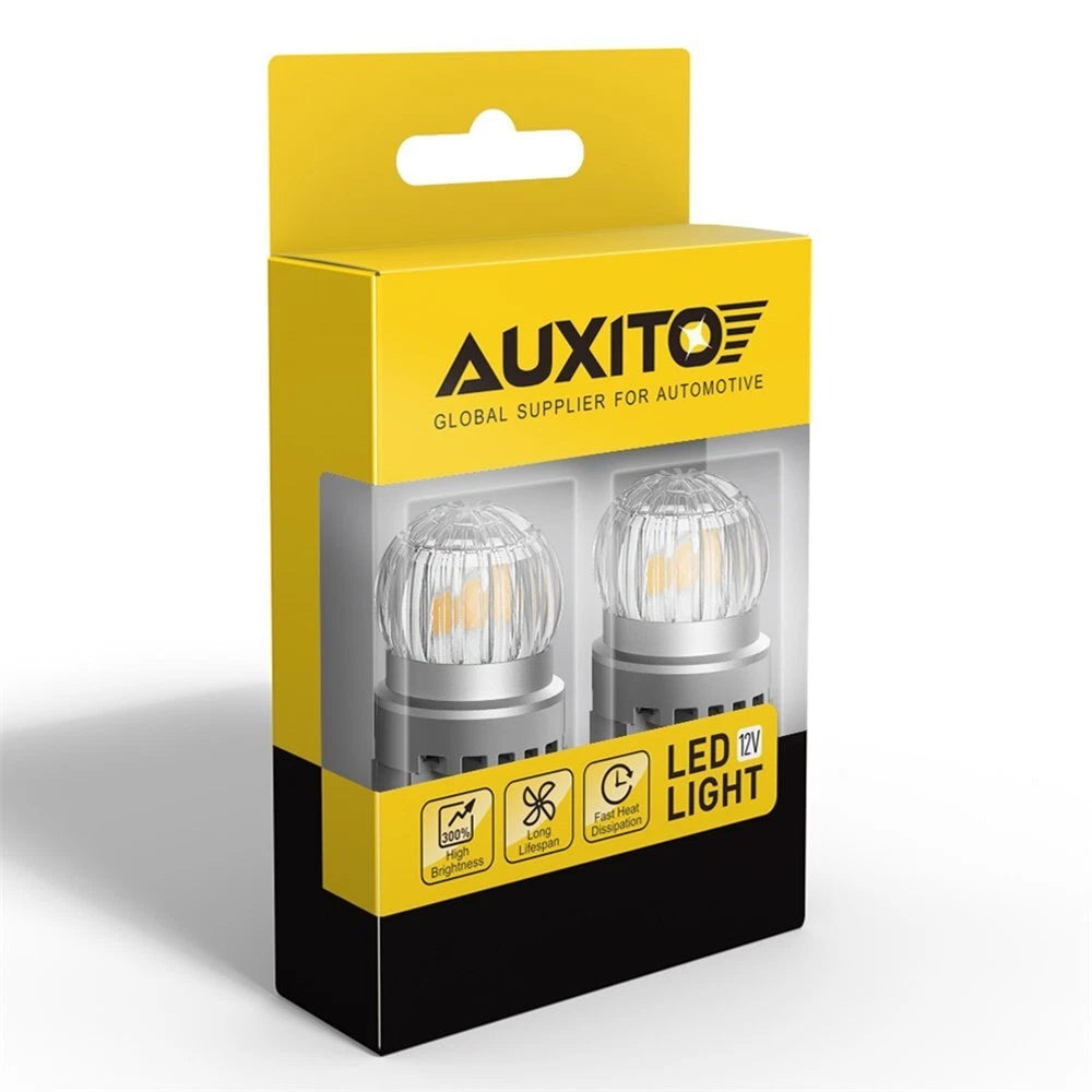 3157 3157A Yellow/Amber LED Turn Signal Light Bulb For Chevy Silverado 1500 2500 6B93BC-57