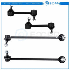 4Pc Front Rear Stabilizer /Sway Bar End Link Fits 2003 2004-2008 Hyundai Tiburon