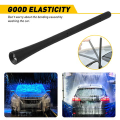 7" Short Black Antenna Mast Radio AM/FM for CHEVY SILVERADO 2006-2022 EOA 6B93BC-57
