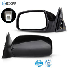 For 2007-2011 Toyota Camry Passenger Driver LR Power Black Mirrors PAIR Set 6B93BC-57