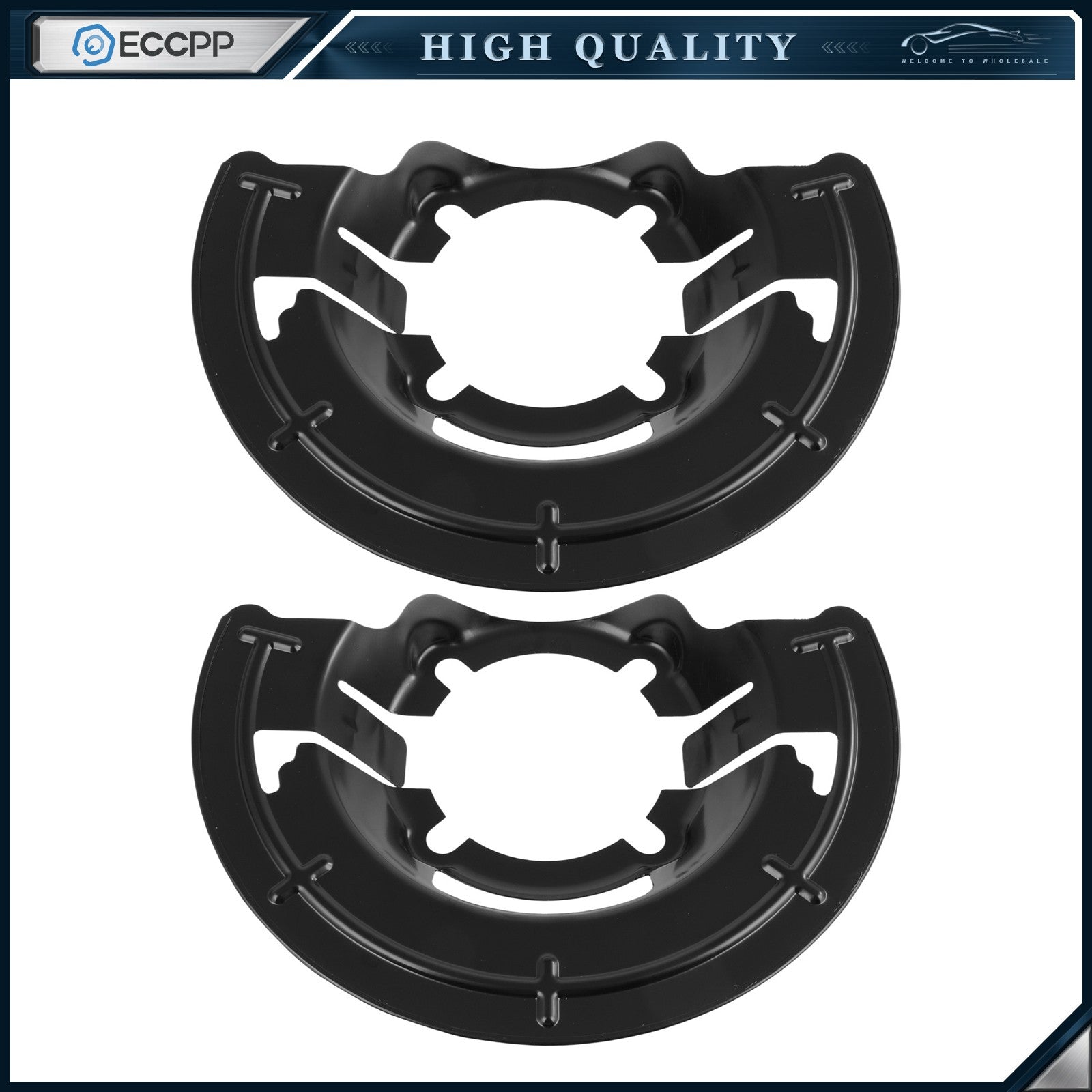 Front Brake Dust Shield Backing Plate For 1999-04 Ford F250 F350 F450 F550 6B93BC-57