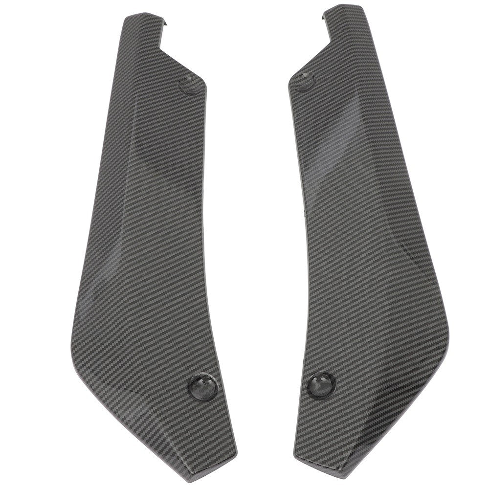 Universal 2pcs Carbon Color Rear Bumper Lips Diffuser Car Accessories Body Kit 6B93BC-57