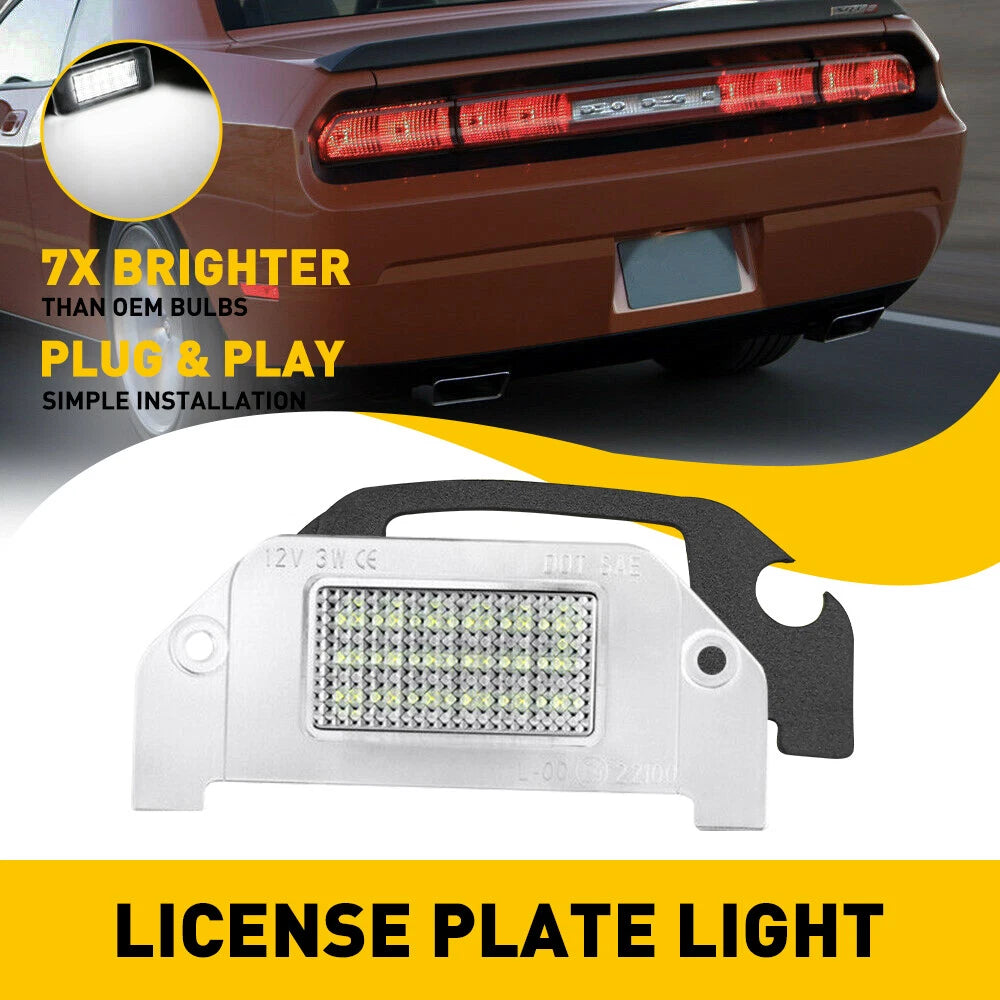 SMD LED license Plate Light Lamp For Dodge Charger Challenger Avenger Dart EOA 6B93BC-57