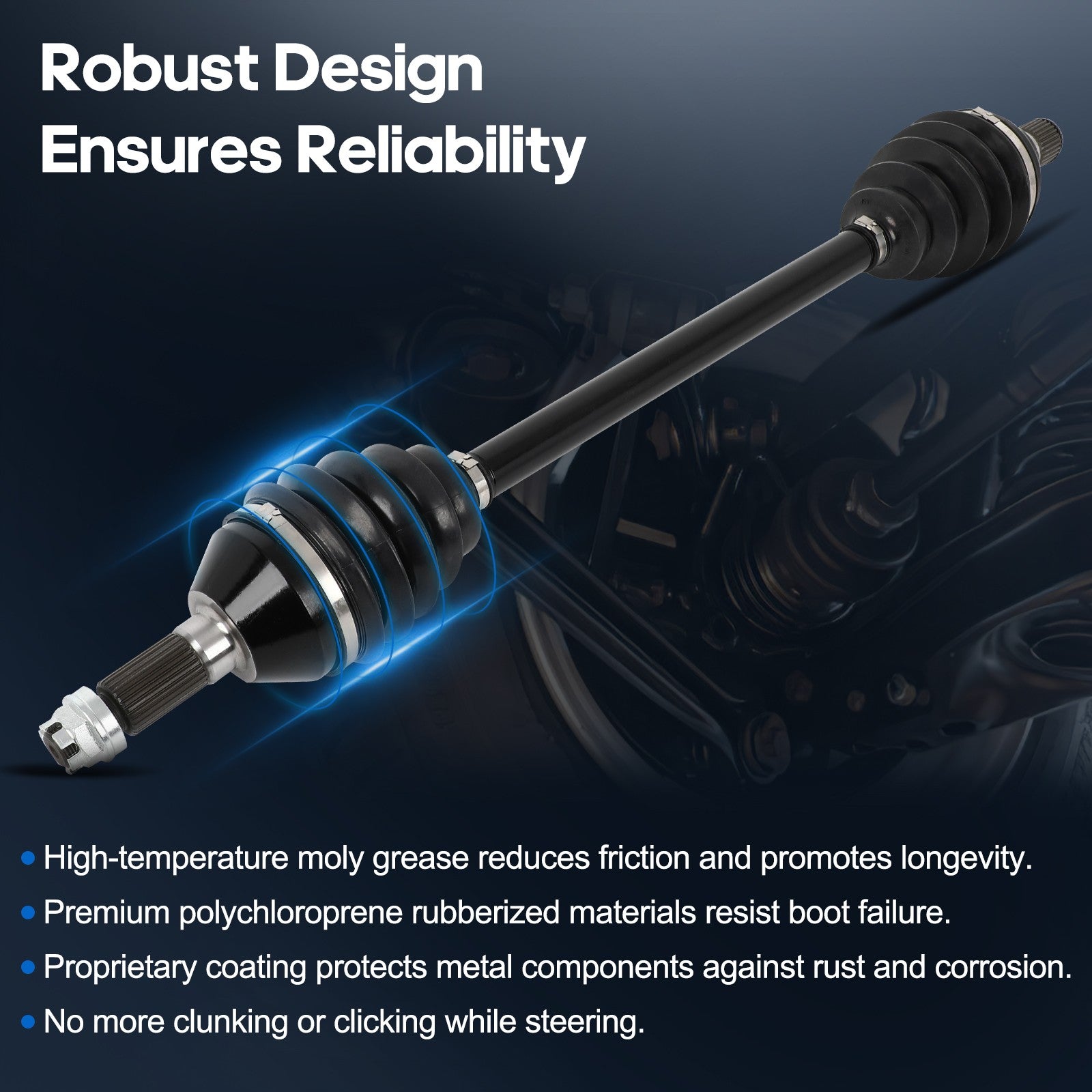 ECCPP CV Joint Axle Fits Can-Am Maverick X3 2018-2022 64" Rear Left/Right ECCPP