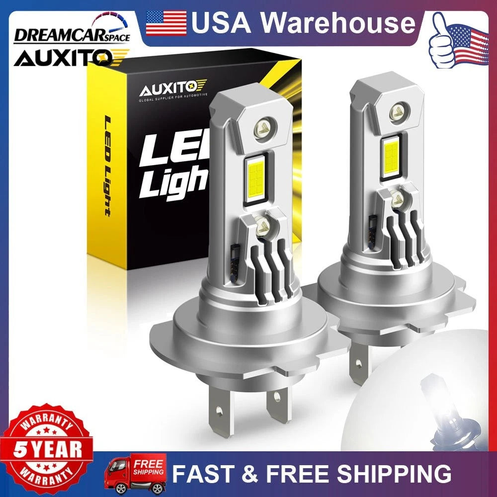 2x 4x H7 LED Headlight High Low Beam Bulbs 6000K Car Front Lamps 600% Brighter 6B93BC-57