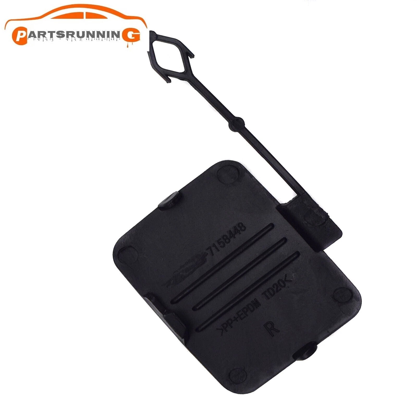 51127158448 Rear Right Side Bumper Tow Hook Cover Cap For BMW X5 E70 2006-2009 6B93BC-57