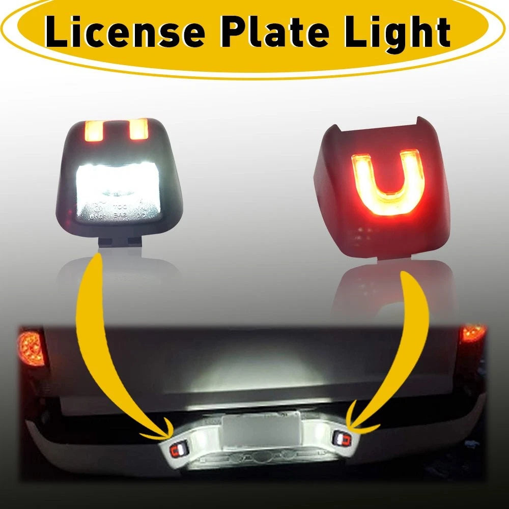 2pcs License LED Plate Light Lamp For Nissan Frontier Titan Armada Xterra Suzuki 6B93BC-57