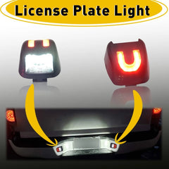 2pcs License LED Plate Light Lamp For Nissan Frontier Titan Armada Xterra Suzuki 6B93BC-57