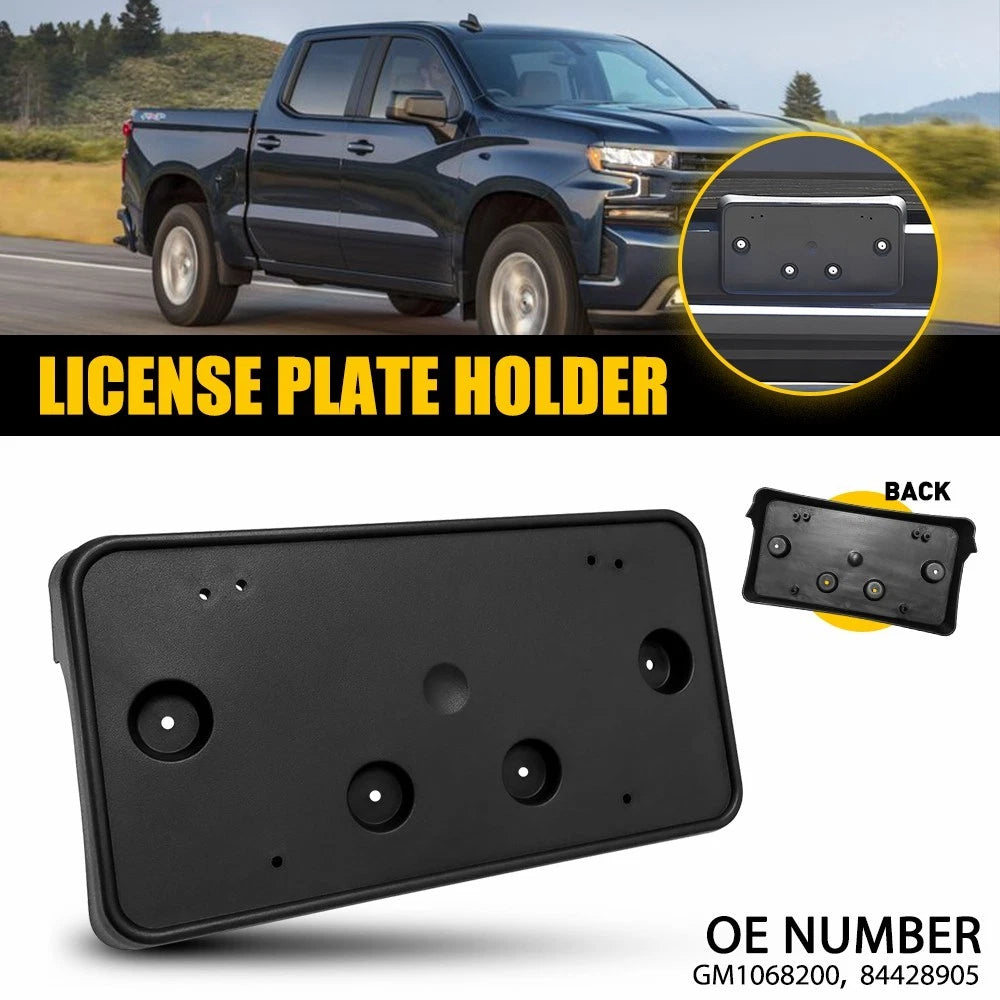 License Plate Bracket Tag Holder Front for 2019-2020 Chevrolet Silverado 1500 US 6B93BC-57