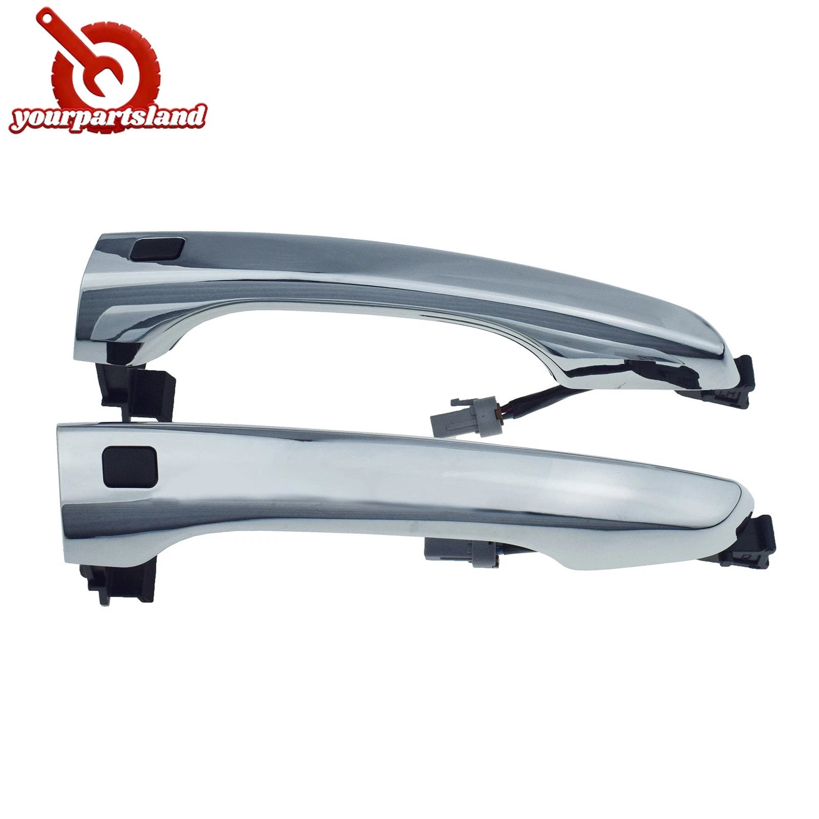Front LH RH Chrome Outside Door Handle W/ Smart Key For Hyundai Elantra 16-20 6B93BC-57