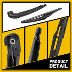 Rear Window Windshield Wiper Arm Blade Set For 2012-2019 Fiat 500 68079869AA A 6B93BC-57