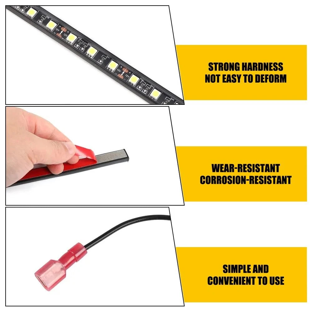LED Under Truck Hood Engine Bay Light Strip +Switch Control Universal Car Repair 6B93BC-57