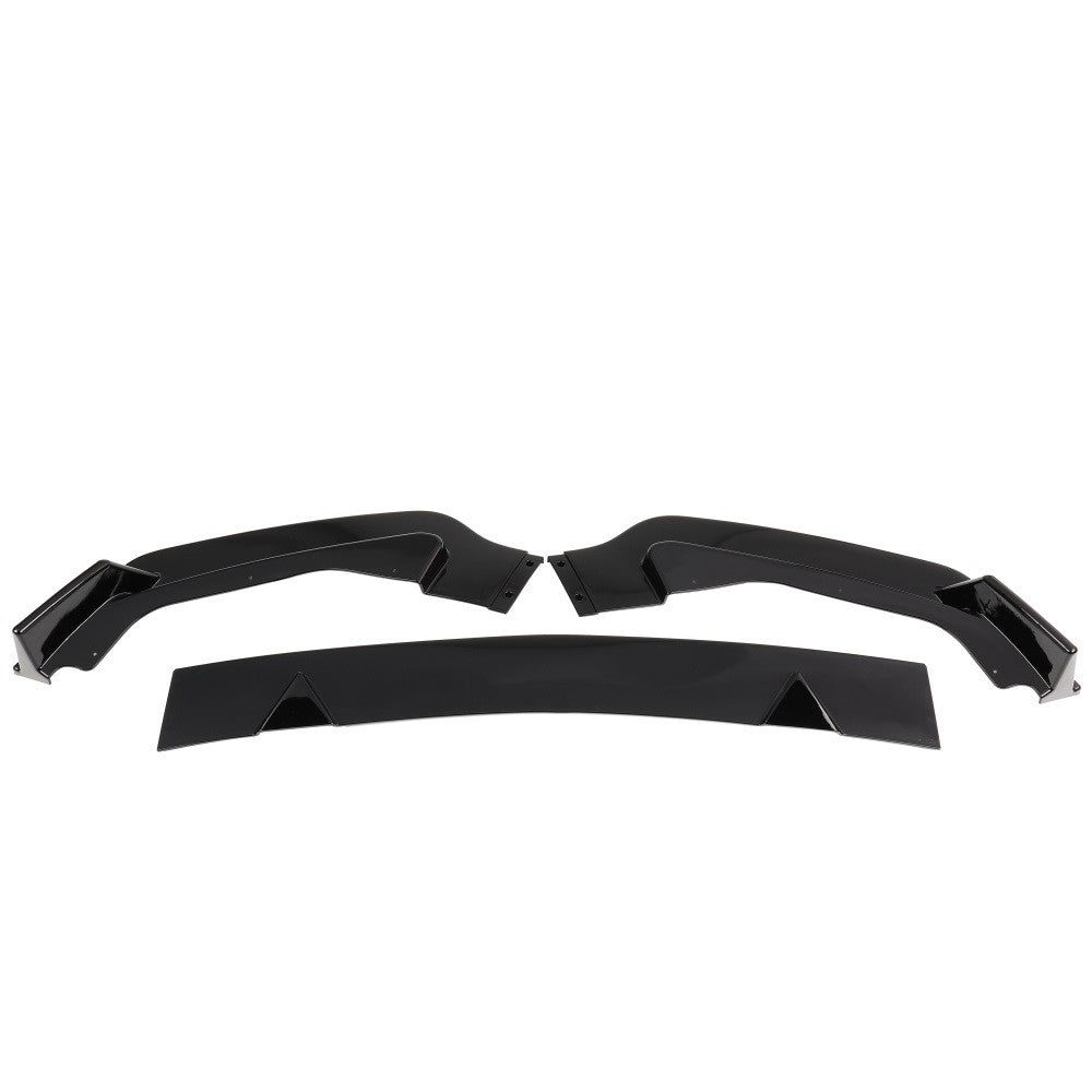 Front Bumper Lip Trim Spoiler Fits 2014-2017 Infiniti Q50 Base Painted Black KOEEP