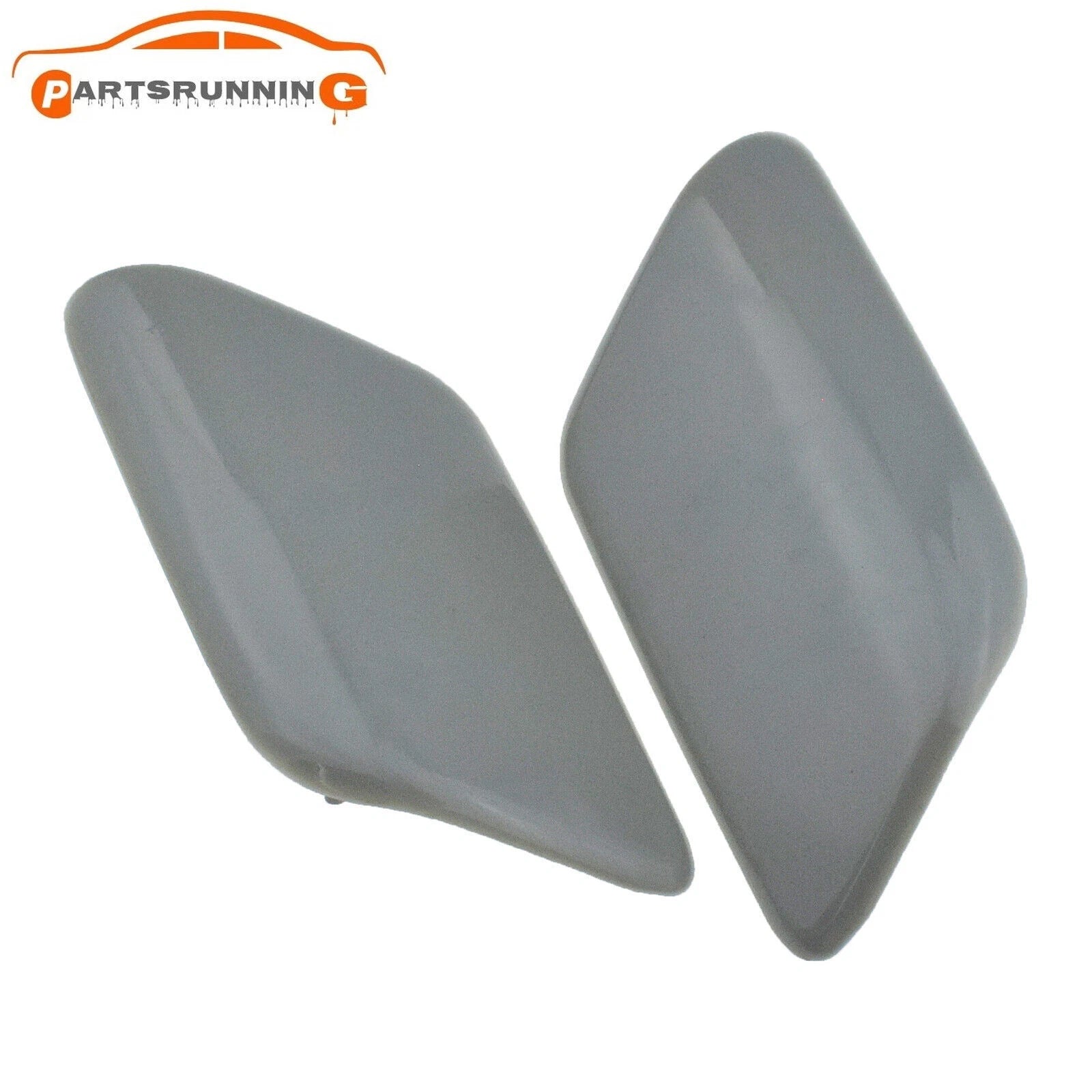 Pair L+R Headlight Washer Spray Nozzle Cover Set For Honda Accord VII 2003-2007 6B93BC-57