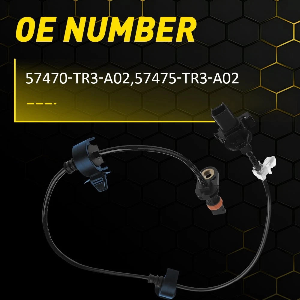 2x ABS Wheel Speed Sensor Rear For 2012 2013-2015 Honda Civic 1.5L 1.8L 2.4L EOA 6B93BC-57