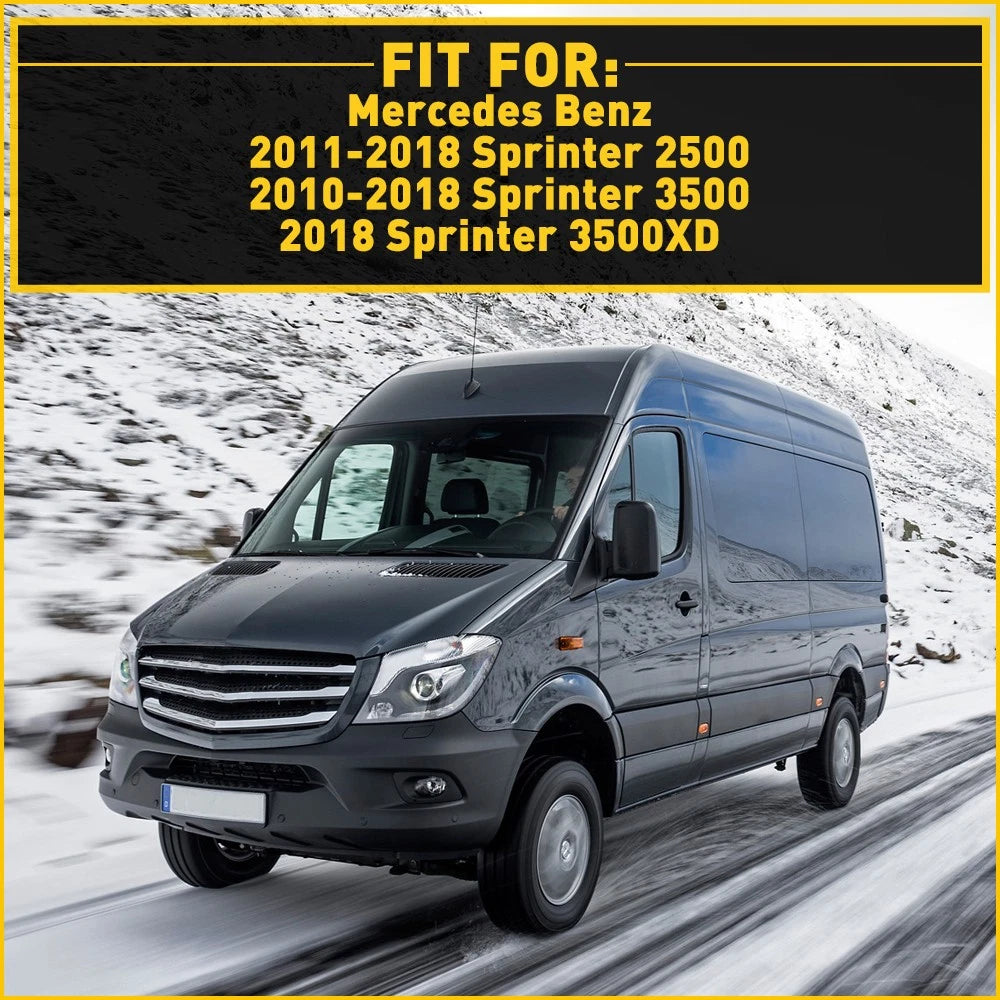 Rear Bumper Reflector Set For 2010-2018 Mercedes Sprinter Benz 2500 3500 3500XD 6B93BC-57