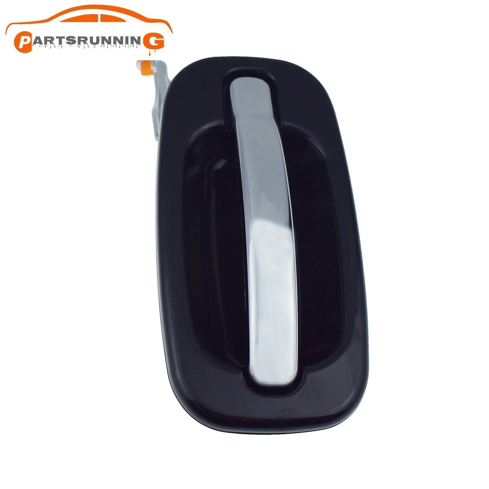 Rear Left Black w/Chrome Lever Door Handle for 99-06Silverado Tahoe Sierra Yukon 6B93BC-57