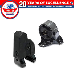 Fits 2006-2008 Hyundai Azera 3.3L 3.8L Front & Rear Motor Mount Set 2pcs : 6B93BC-57