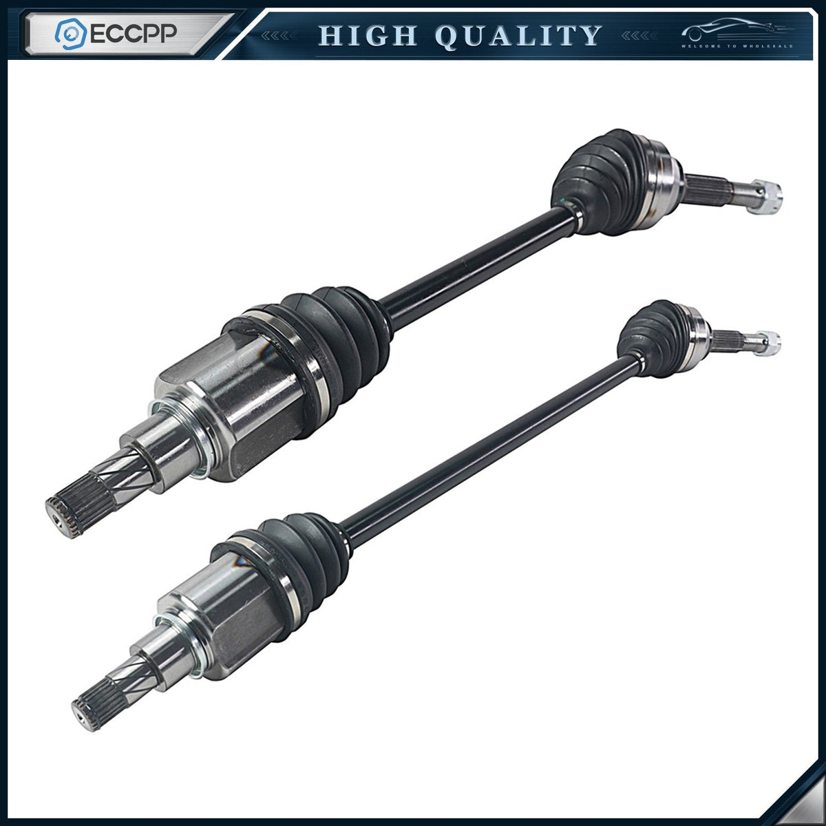 For Nissan Sentra 2019-2013 1.8L Front Automatic CVT Trans 2pcs CV Axle Assembly 6B93BC-57