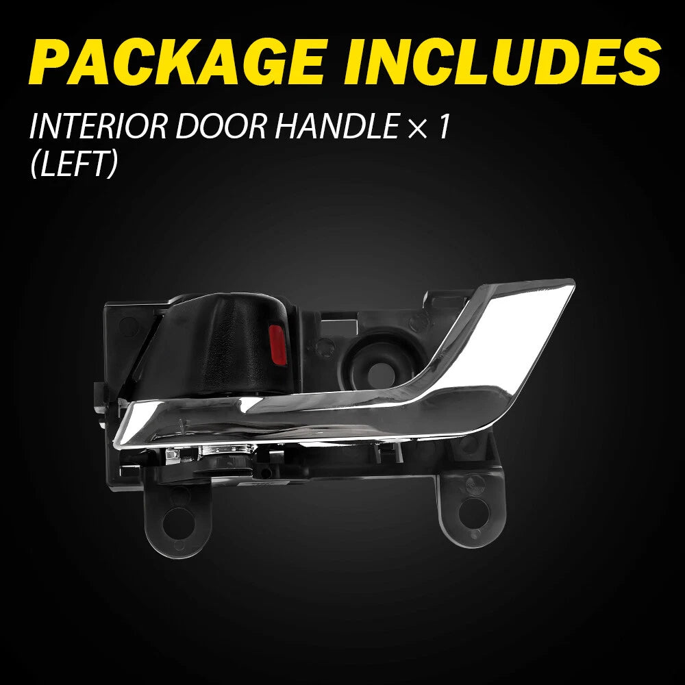 Interior Door Handle For 2008-2013 Toyota Highlander Front Driver Silver lever A 6B93BC-57