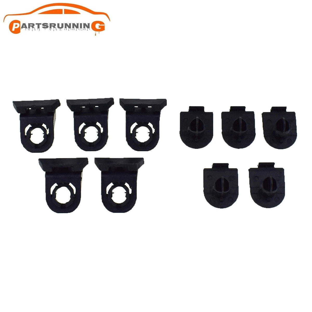 10PCS Front Bumper Fender Liner& Pin Hold Set For 2018-2021 Toyota Camry Corolla 6B93BC-57