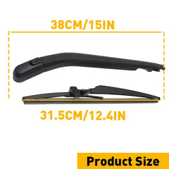 1x Rear Wiper Arm Blade for 2003-2009 Toyota 4Runner SR5 Sport Utility 4-Door 6B93BC-57
