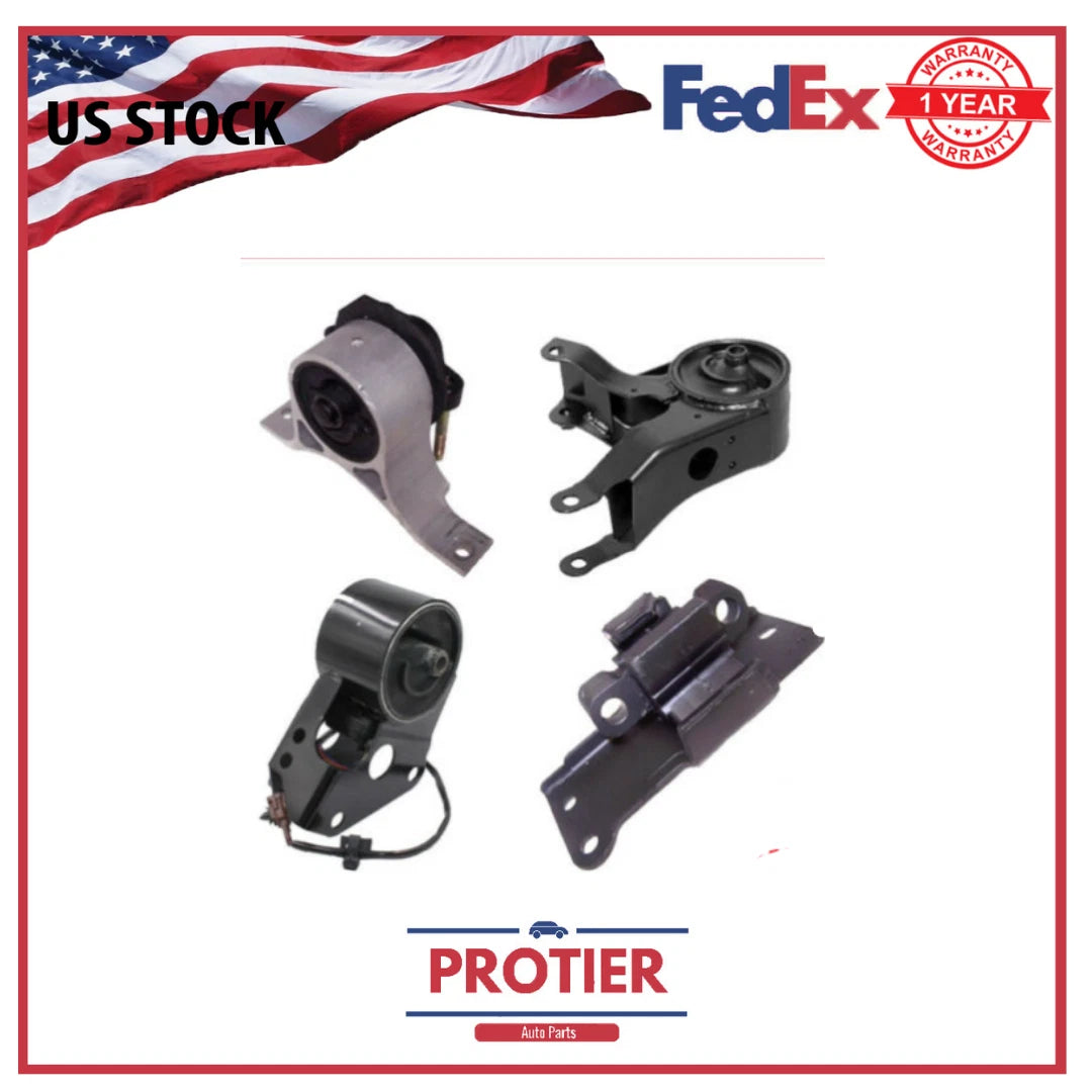 Engine Motor & Trans Mount 4PCS fit 2003-2008 Nissan Murano 3.5L AWD Auto Trans 6B93BC-57