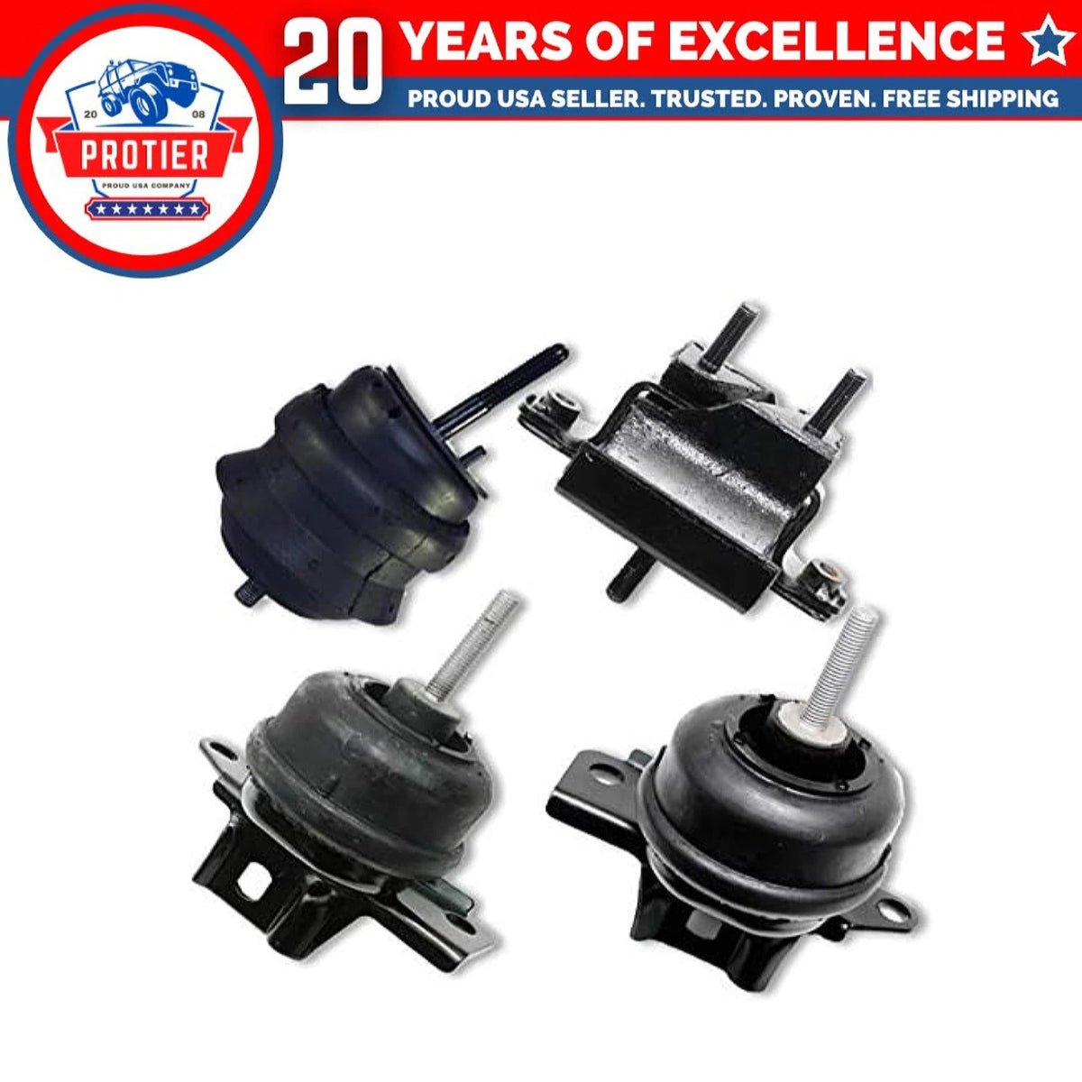 Fits 1998-2004 Cadillac Seville 4.6L Engine Motor & Trans Mount Set 4pcs 6B93BC-57