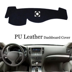 Dashboard Console Cover PU Leather Protector Sunshield Pad For Infiniti G37 Q60 6B93BC-57
