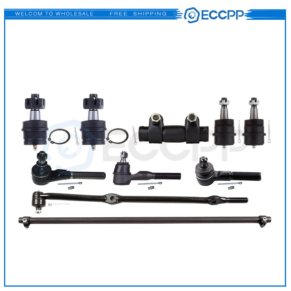 10x For 1997- 2005 2006 Jeep Wrangler Front Inner Outer Tie Rod Ends Ball Joints 6B93BC-57