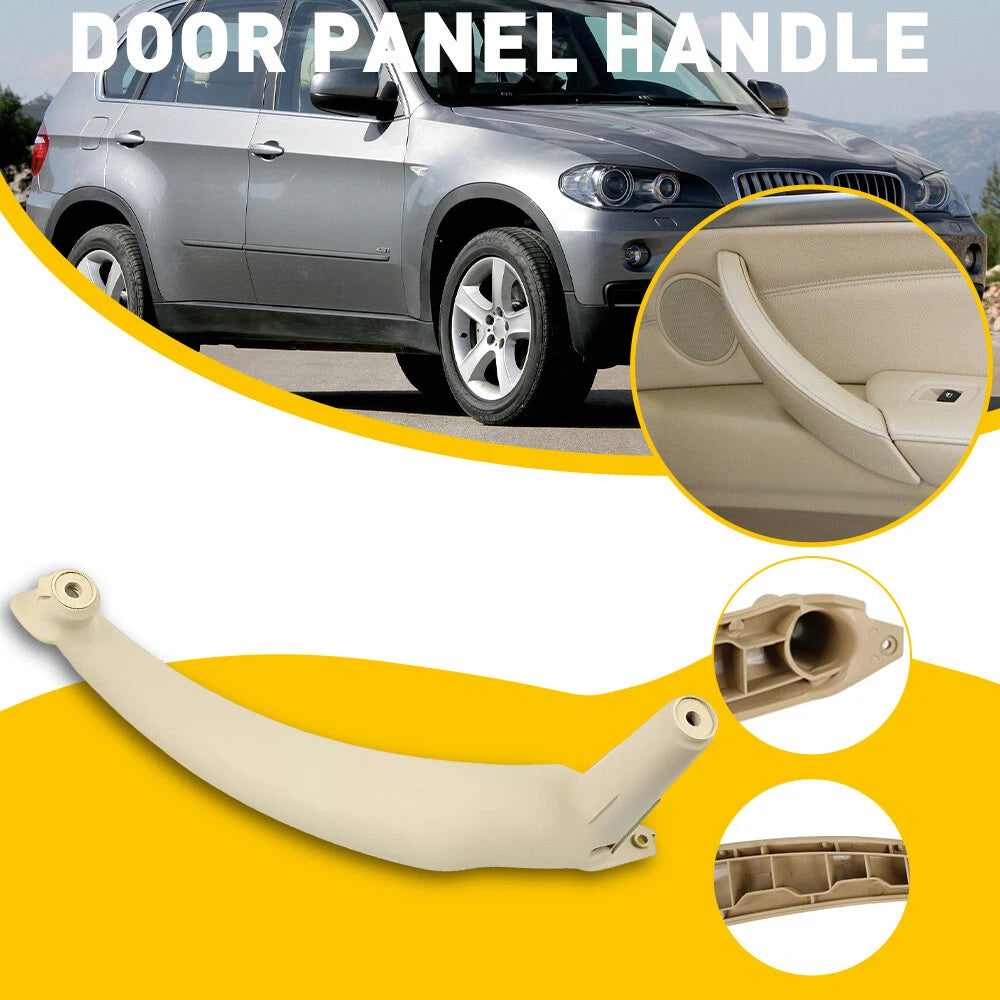 For E70 BMW X5 2007-2014 Passenger Right Inner Door Panel Handle Pull Trim Cover 6B93BC-57