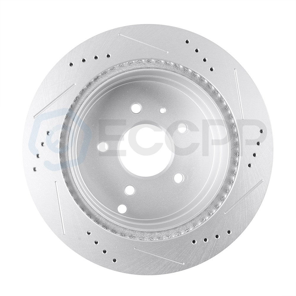 Rear Discs Brake Rotors Set For Chevrolet Captiva 2012 - 2015 Drill and Slot 6B93BC-57