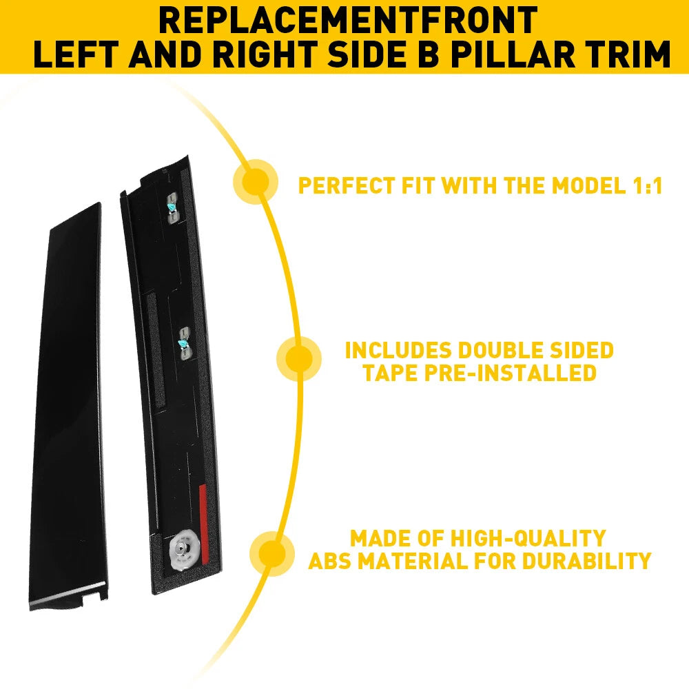 RH LH Door Applique B Pillar For Trim Chevy Tahoe GMC Yukon Suburban 2015-2020 A 6B93BC-57