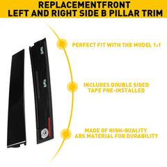 RH LH Door Applique B Pillar For Trim Chevy Tahoe GMC Yukon Suburban 2015-2020 A 6B93BC-57