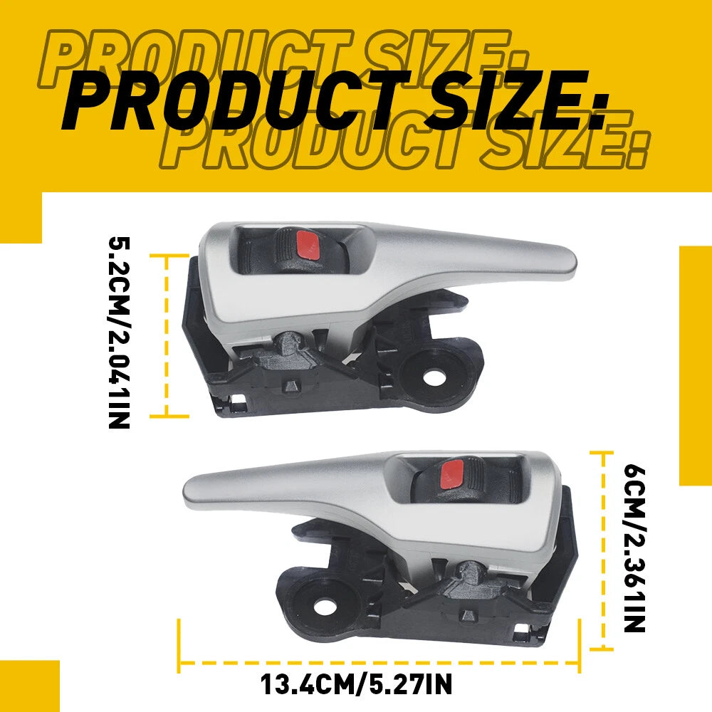 Door For Handle Toyota Corolla 2009-2013 Front or Rear LH RH Inner Black/Silver 6B93BC-57