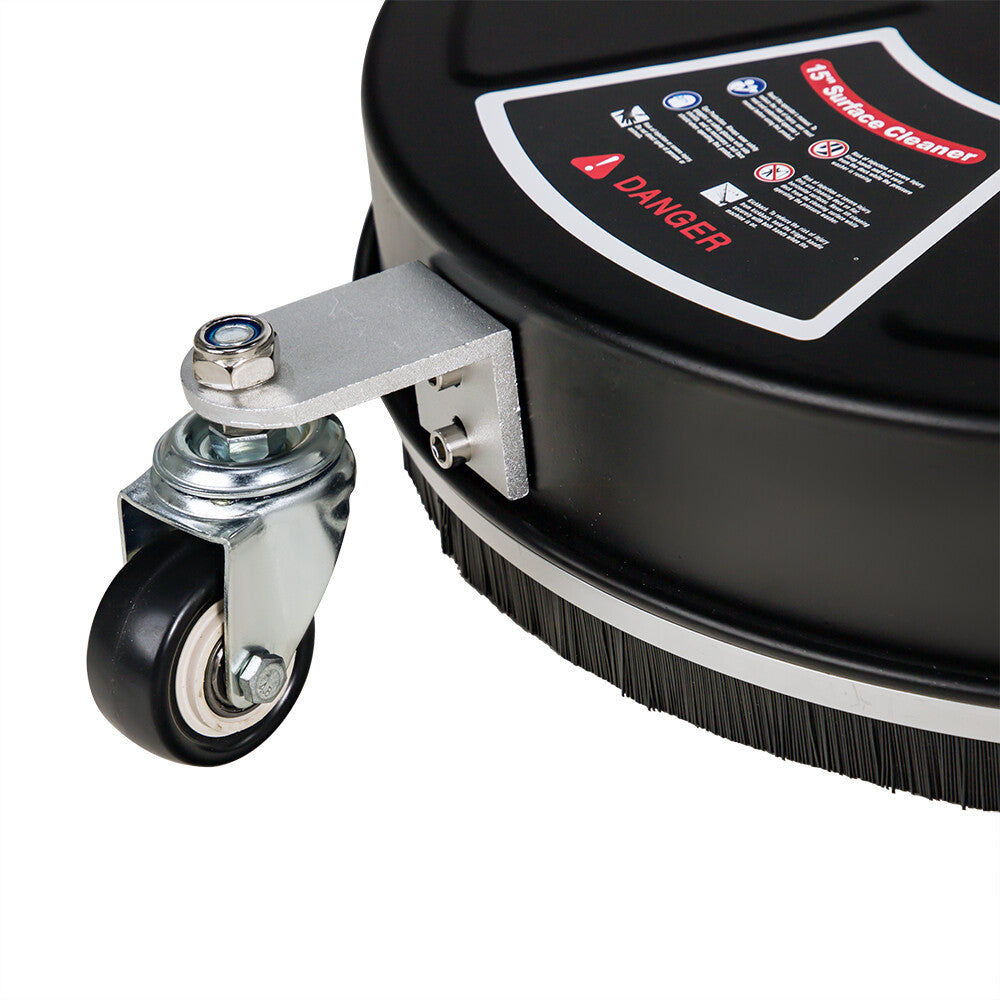 15" Pressure Washer Surface Cleaner 4000PSI w/Extension Wand +1/4" Quick Connect 6B93BC-57