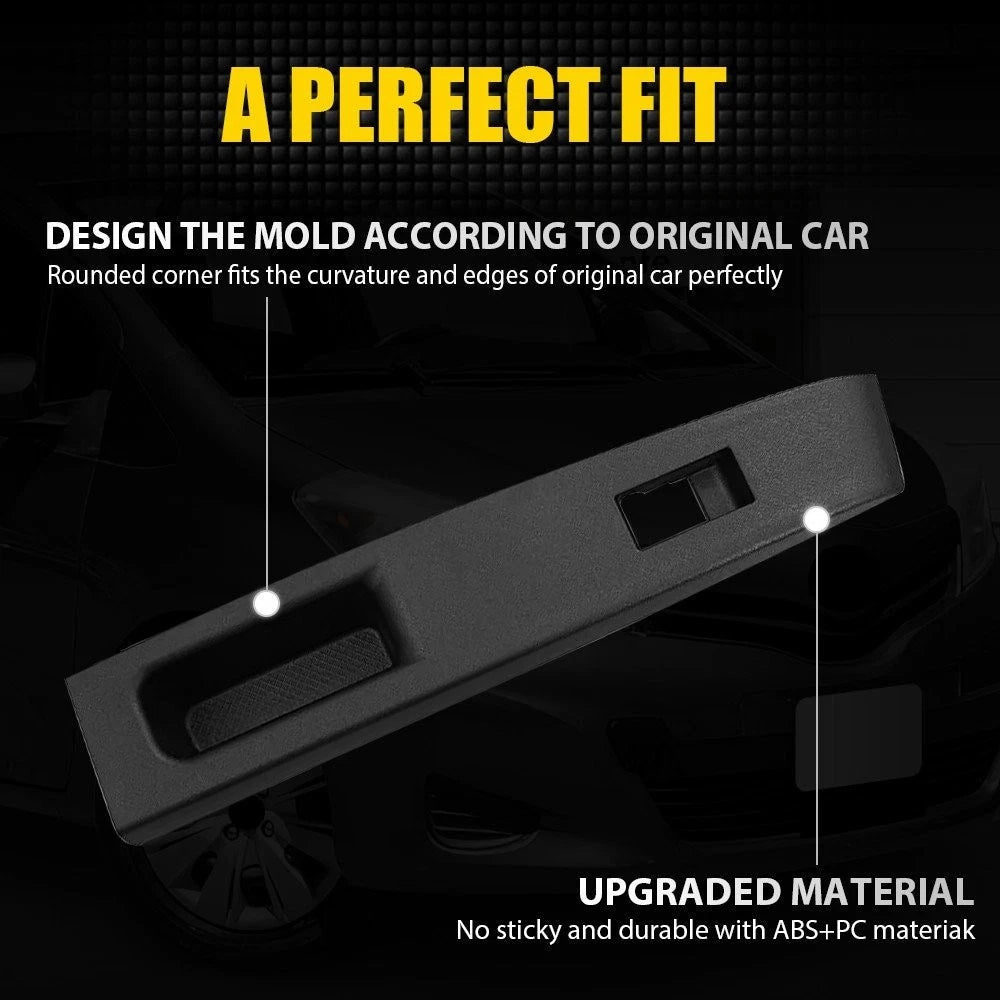 4pcs/Set Door Window Switch Bezel Trim Panel Cover For Toyota Yaris 12-14 4-Door 6B93BC-57