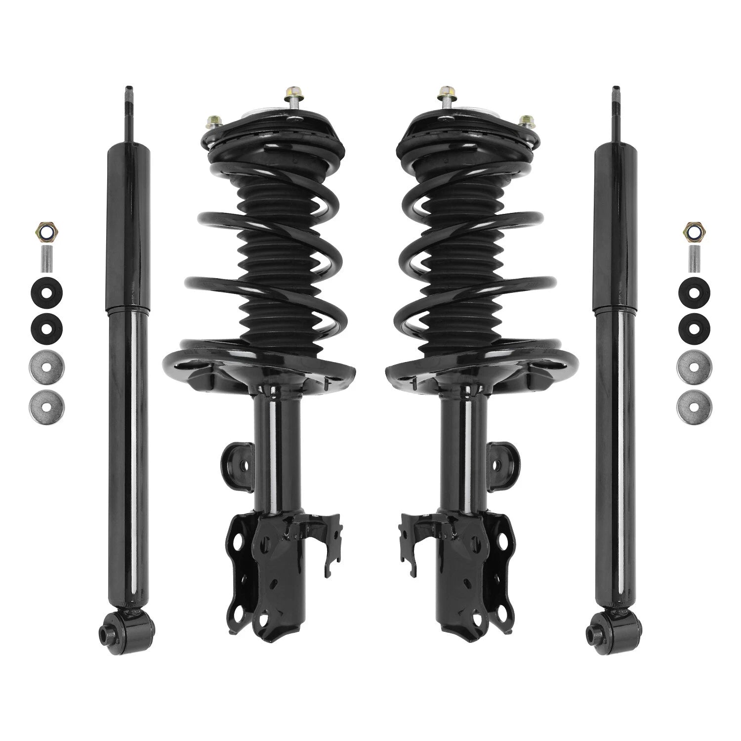 Front & Rear Complete Strut Assembly Shock Kit for 2011-2016 Scion TC 6B93BC-57