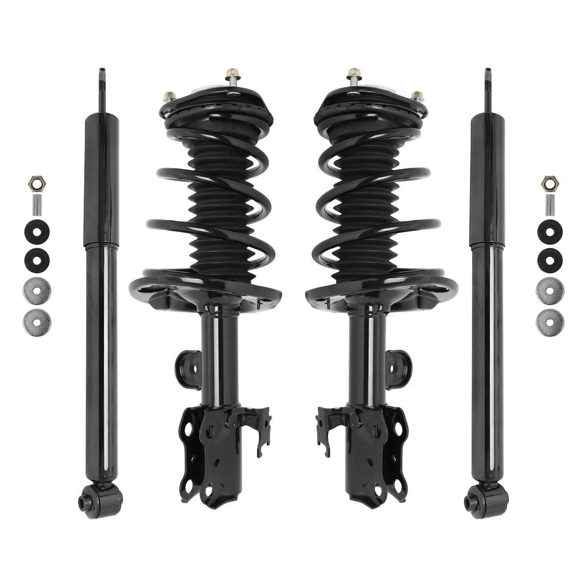 Front & Rear Complete Strut Assembly Shock Kit for 2011-2016 Scion TC 6B93BC-57