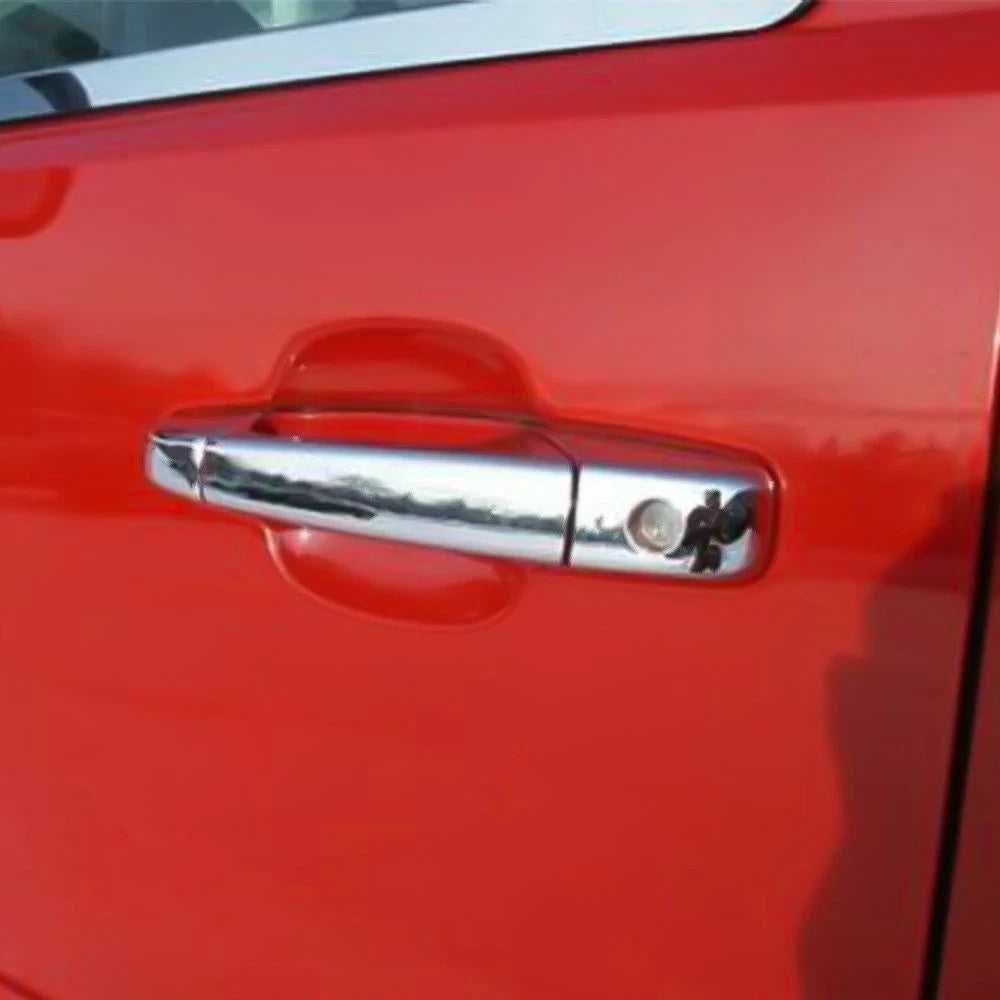 For 07-13 Chevy Silverado GMC Sierra 1500 3500 2500 CHROME 4Dr Handle Covers EOA 6B93BC-57