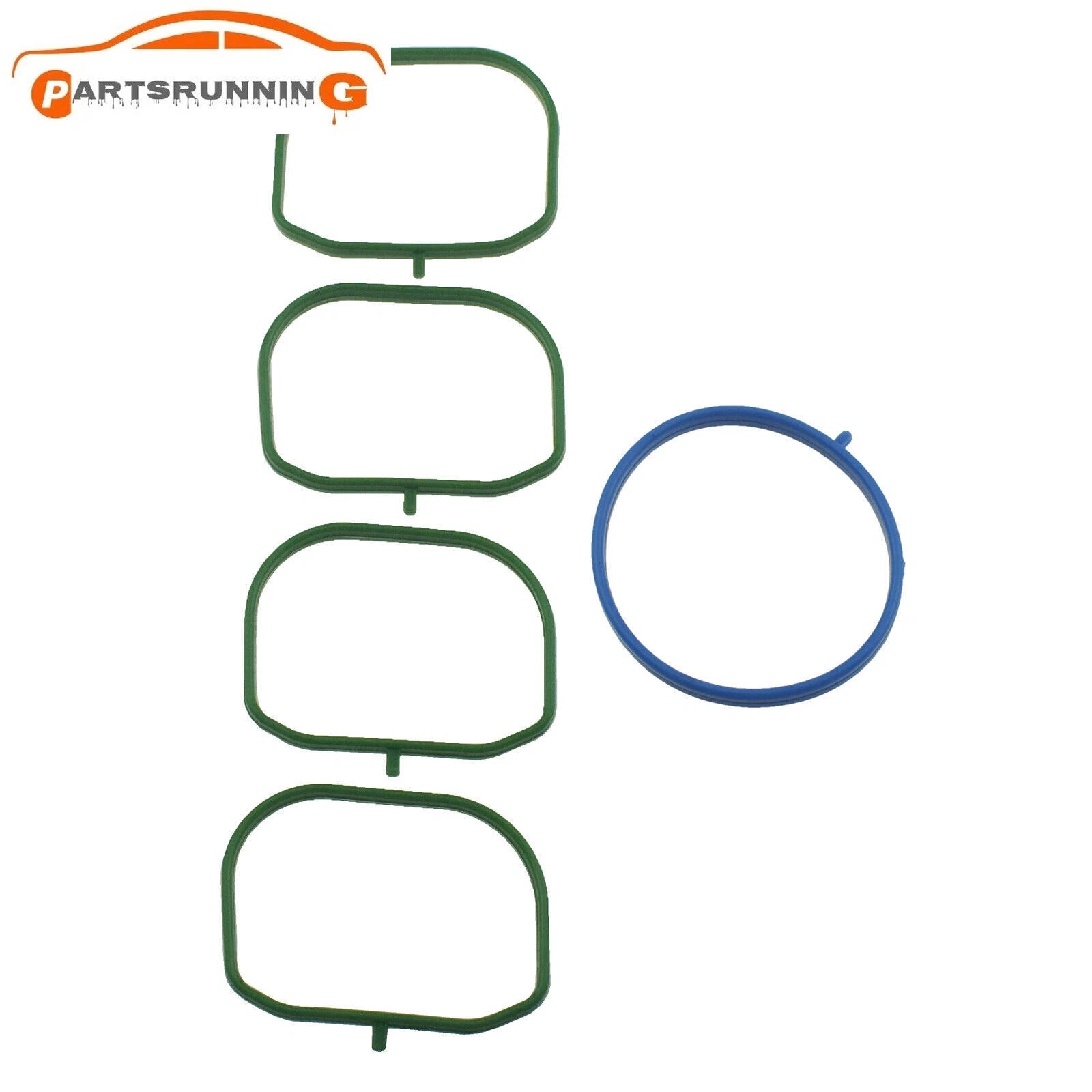 4PCS Intake Manifold Gasket W/ Valve Gasket Set For Mazda 3 5 6 2.0 2.3 GG GH 6B93BC-57
