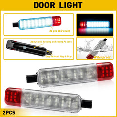 For Chevy GMC C/K 1500 2500 3500 Pickup 1997-00 LED Door Panel Courtesy Lights A 6B93BC-57