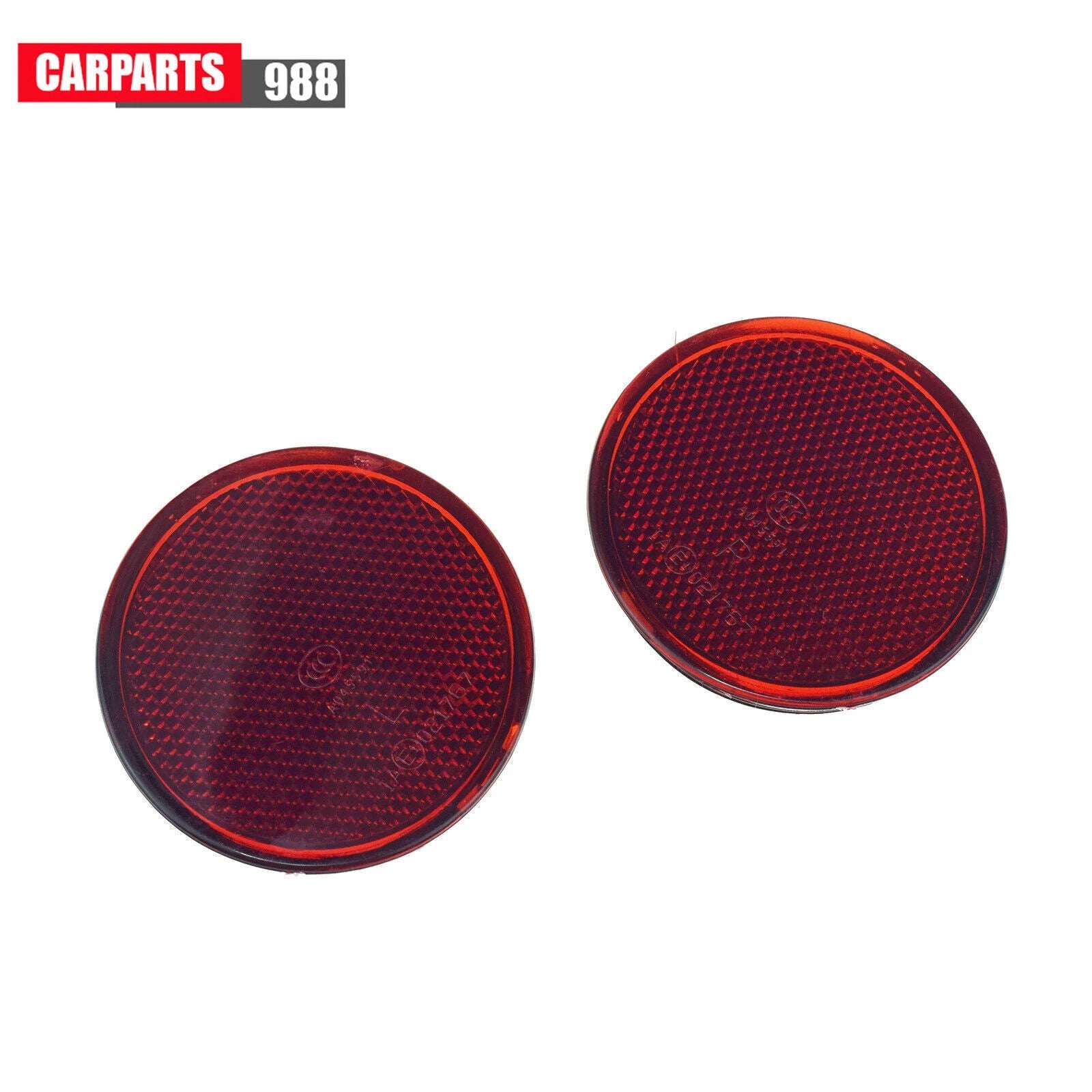 Pair LH RH Rear Bumper Reflectors Lights Lamp for Nissan Qashqai 2007 2008-2013 6B93BC-57