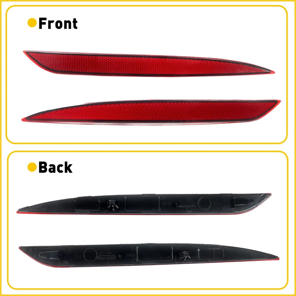 For Tesla Model Y 2022 2021 2020 Tail Rear Bumper Reflector Red Pair LH RH EOA 6B93BC-57